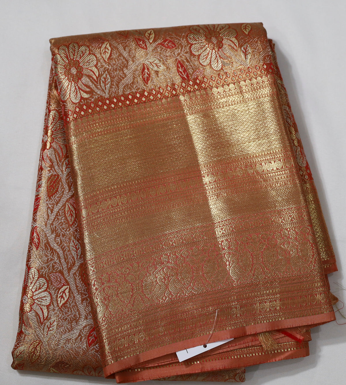 Wedding Golden Zari Kanjivaram Saree