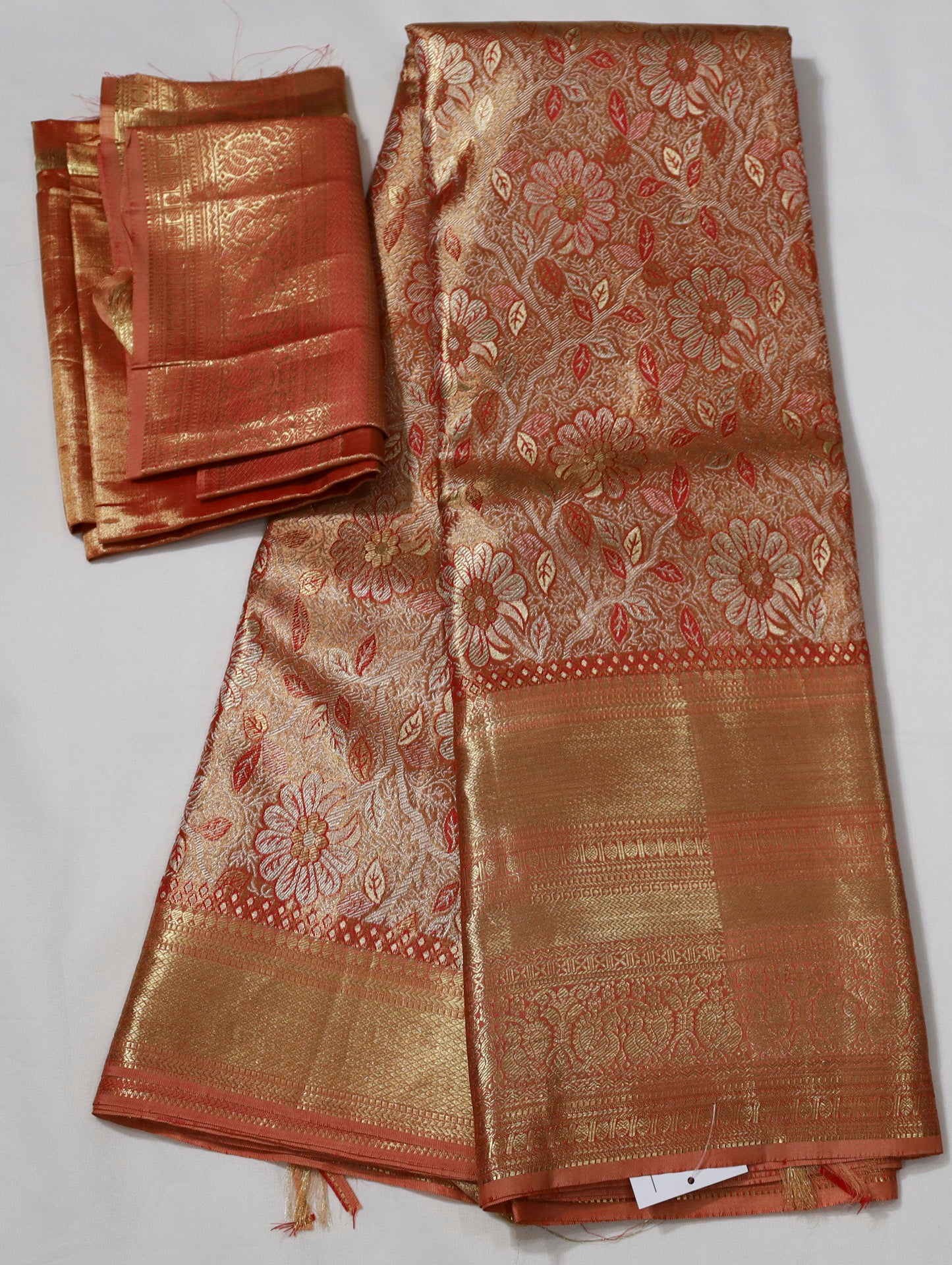 Wedding Golden Zari Kanjivaram Saree