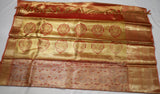 Wedding Golden Zari Kanjivaram Saree