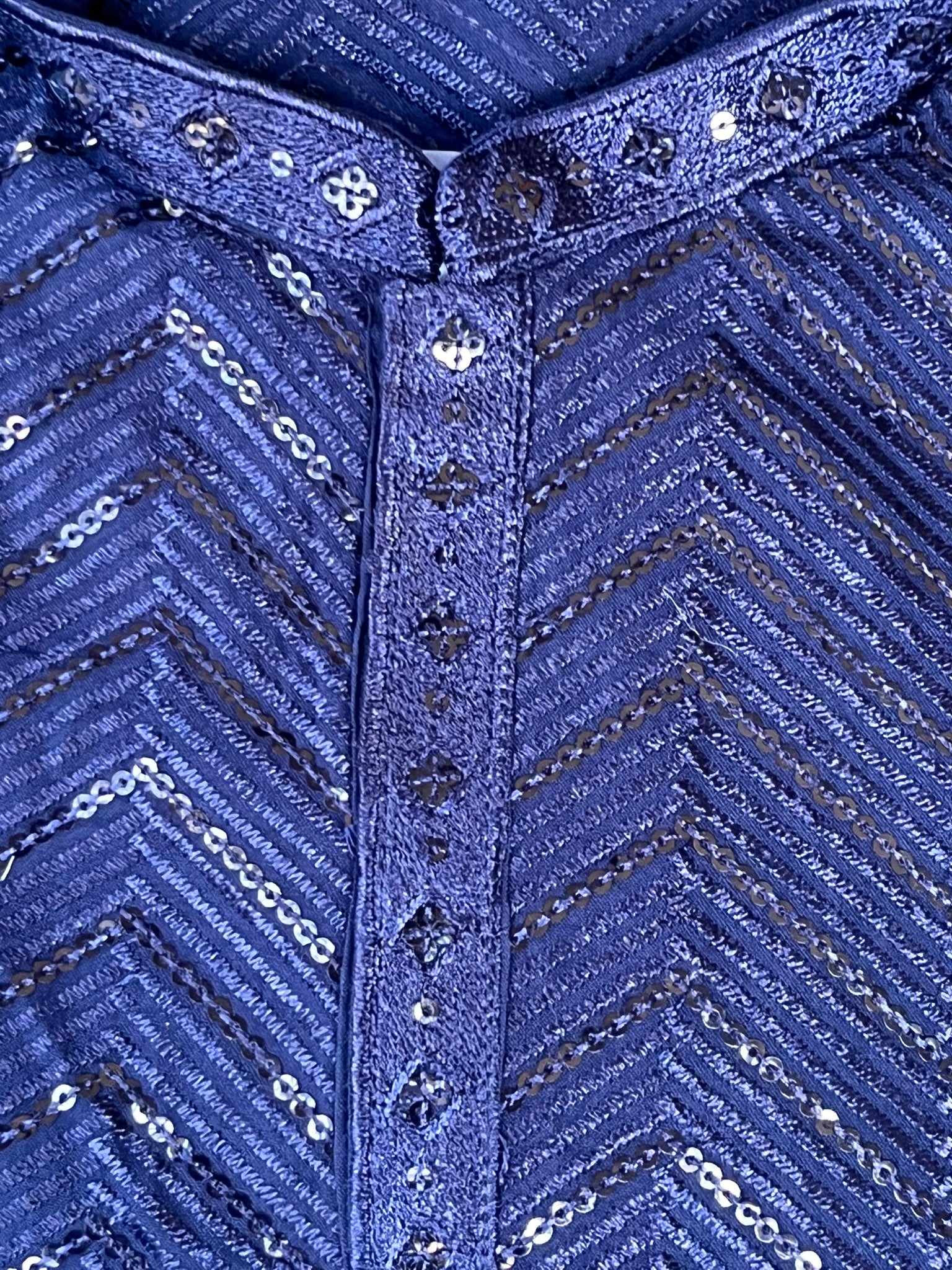 Lucknowi  Resham sequins