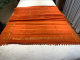 Pure Mysore Orange color Saree  - Silk Mark Certified