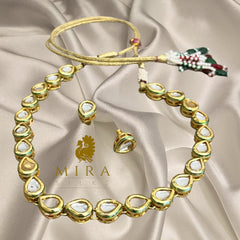 Mirror Kundan -Necklace-style01