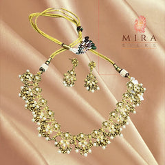 Gold and pearl -Necklace-style01