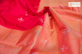 Pink and peach soft silk saree - MIRASILKS Pink and peach soft silk saree 