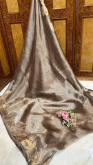 Metallic Gold Tissue Saree