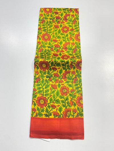 Bengal Silk Saree-Yellow - MIRASILKS Bengal Silk Saree-Yellow 
