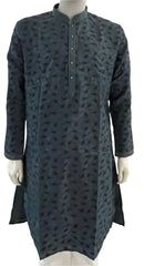 Cloudy Grey Chikankari Kurta Set for Men