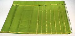 Peas Green Mysore Silk Saree