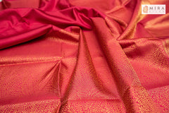 Ruby Pink Soft Silk Saree