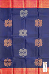 Indigo Blue saree Kanjivaram Silk Saree