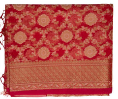 Red Banarasi tissue